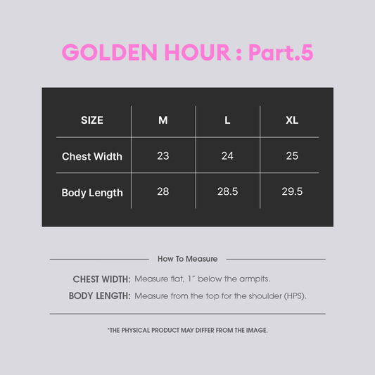 GOLDEN HOUR : Part.5 - Pigment T-shirt