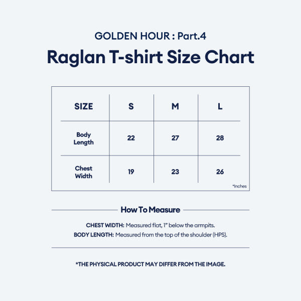 GOLDEN HOUR : Part.4 - Raglan T-shirt