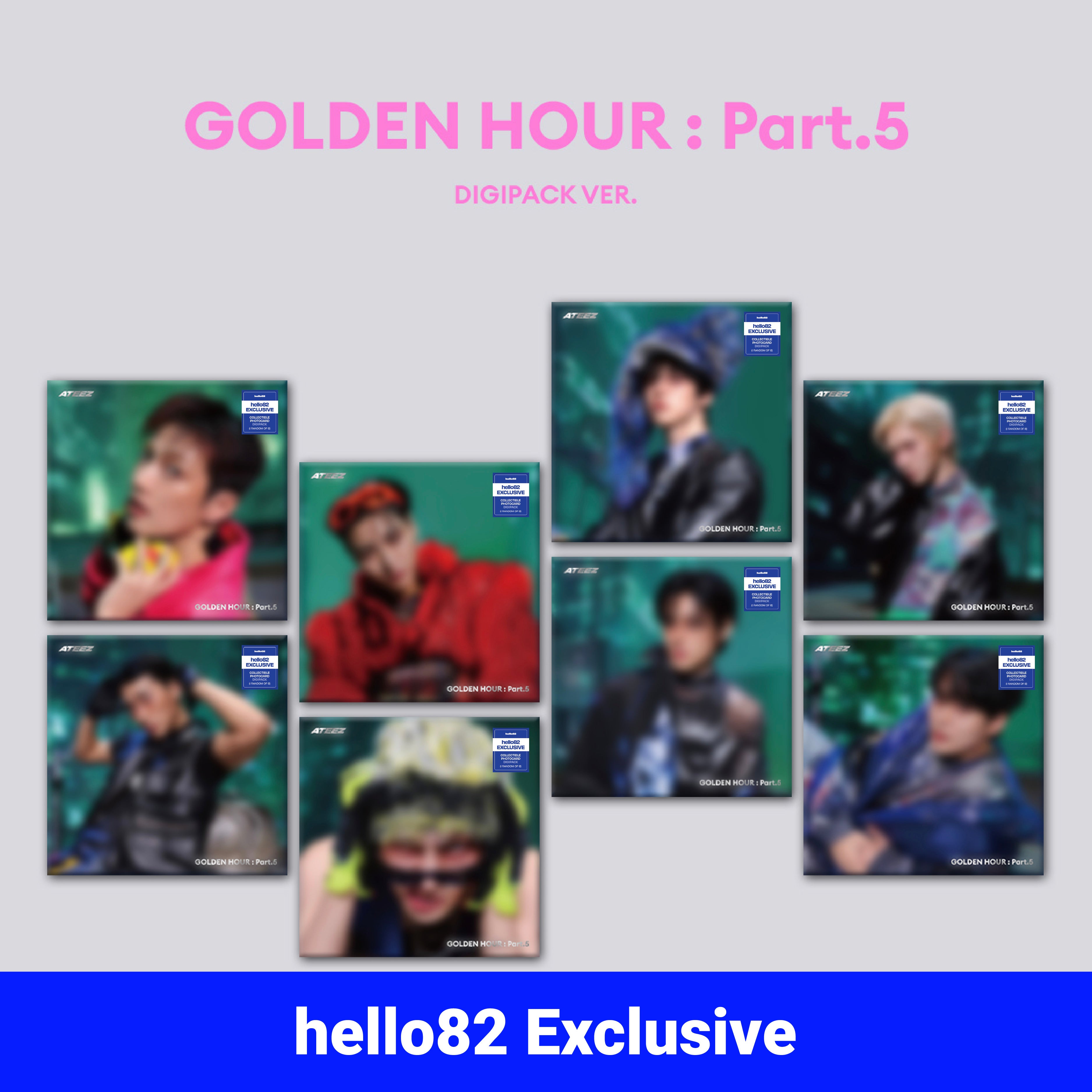 GOLDEN HOUR : Part.5 (DIGIPACK VER.) - hello82 Exclusive (Random
