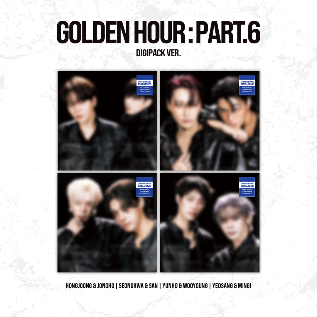 GOLDEN HOUR : Part.6 (DIGIPACK UNIT VER.) - UNIT DIGIPACK Exclusive (Random)
