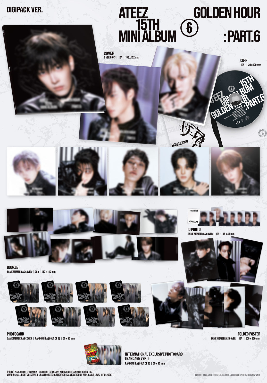 [Signed] GOLDEN HOUR : Part.6 (DIGIPACK VER.) (Random)