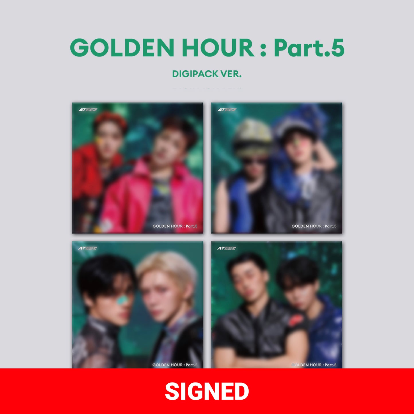 [Signed] GOLDEN HOUR : Part.5 (DIGIPACK UNIT VER.) (Random)