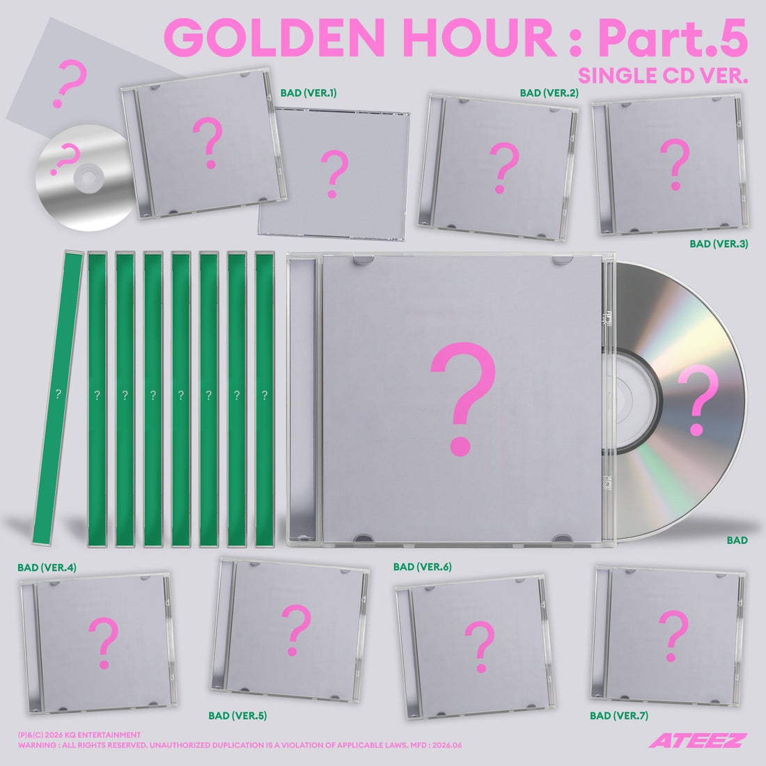 BAD (VER.2) Single CD